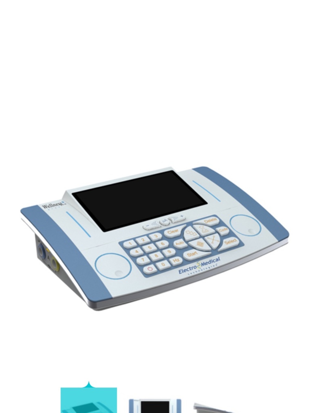 Electro-Medical Wellness Device in Light Blue and White